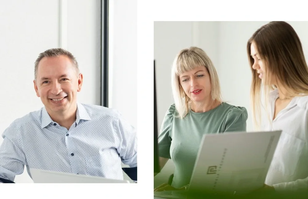 Sascha Pawela und das Team von Pawela Treuhand bei der Arbeit